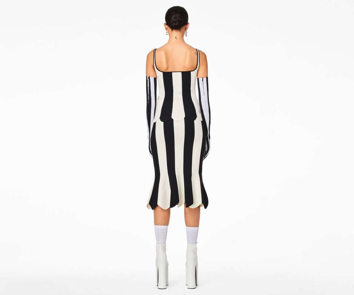 Marc Jacobs Scuba Stripe Top Černé Bílé | FRANY2853