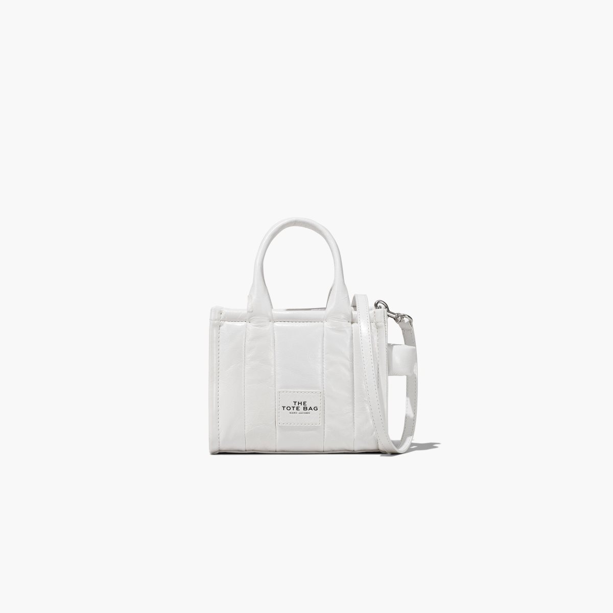 Marc Jacobs Shiny Crinkle Micro Tote Bílé | JBUPZ6230