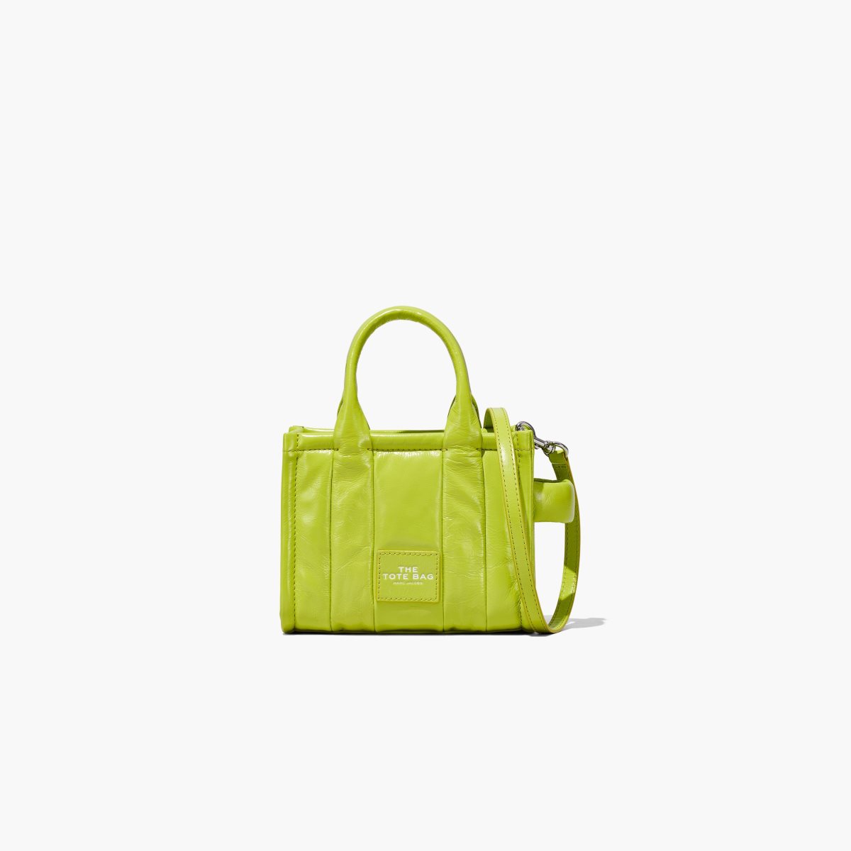 Marc Jacobs Shiny Crinkle Micro Tote Světle Zelene | IMPGA4302