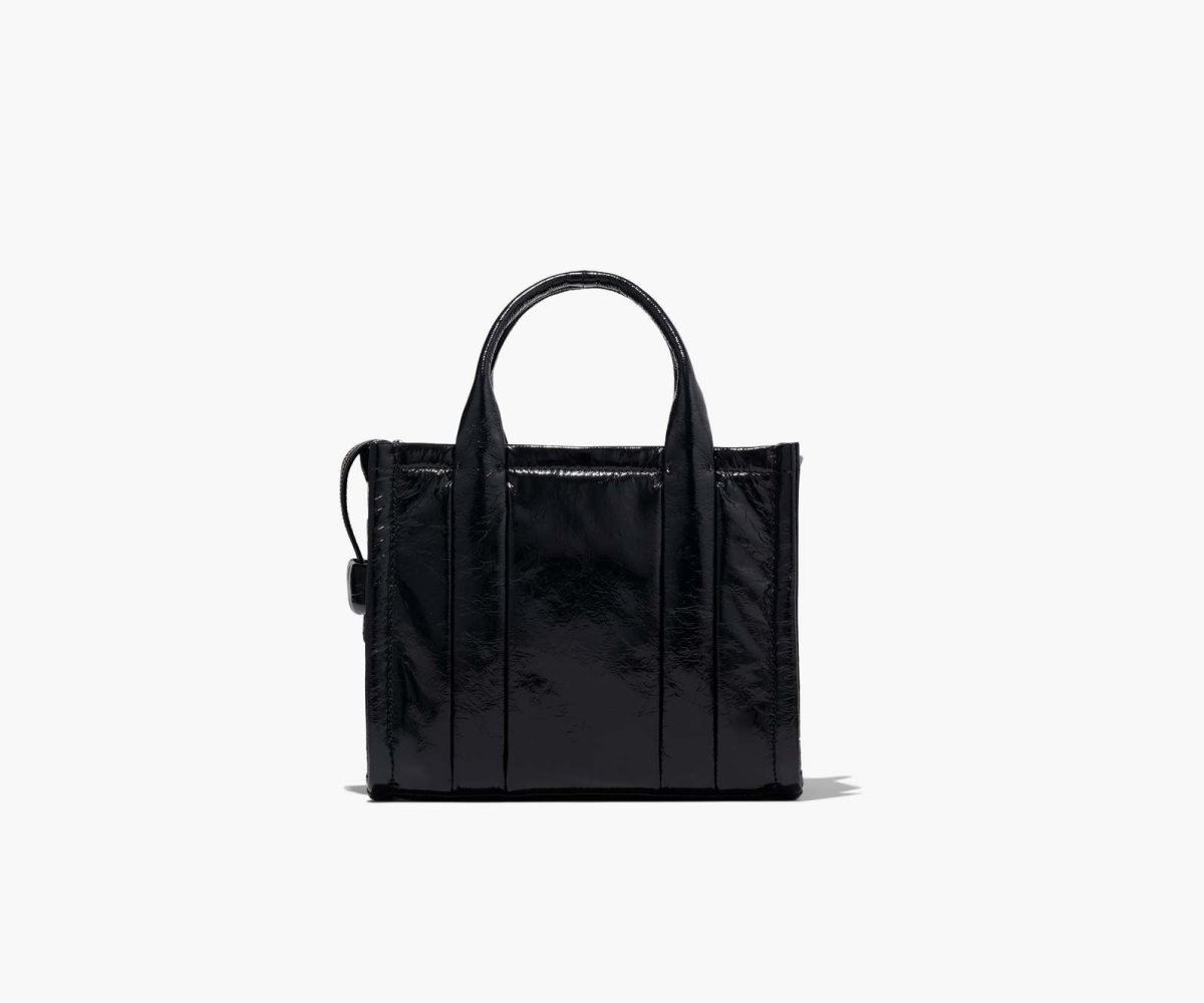 Marc Jacobs Shiny Crinkle Mini Tote Černé | TXCRU6134