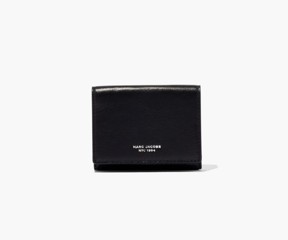 Marc Jacobs Slim 84 Medium Trifold Wallet Černé | YVIMZ0316