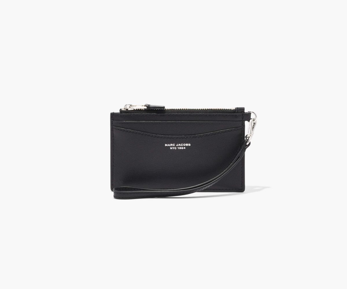 Marc Jacobs Slim 84 Top Zip Wristlet Černé | RXSVK8072