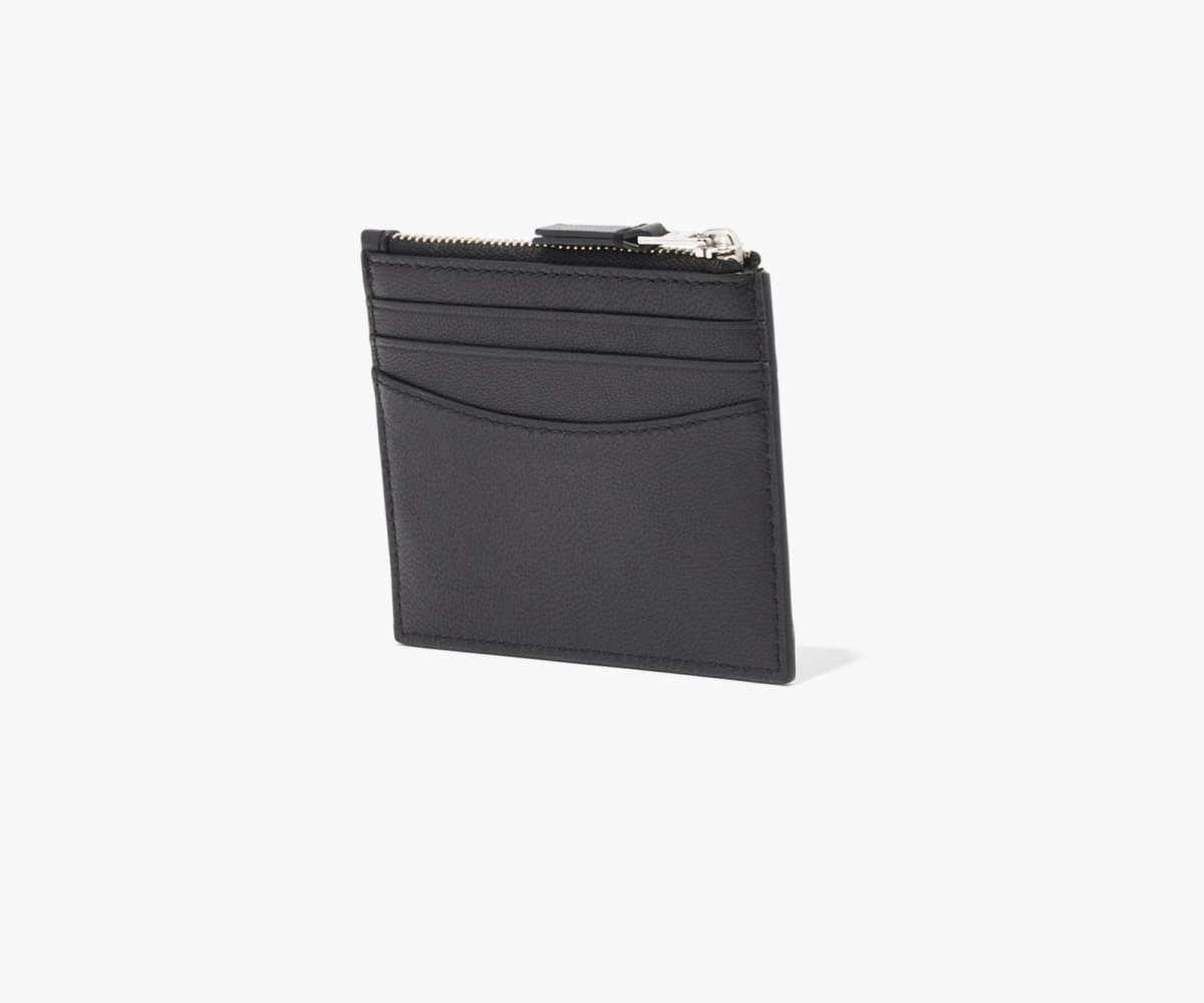 Marc Jacobs Slim 84 Zip Card Case Černé | ELBMV4936