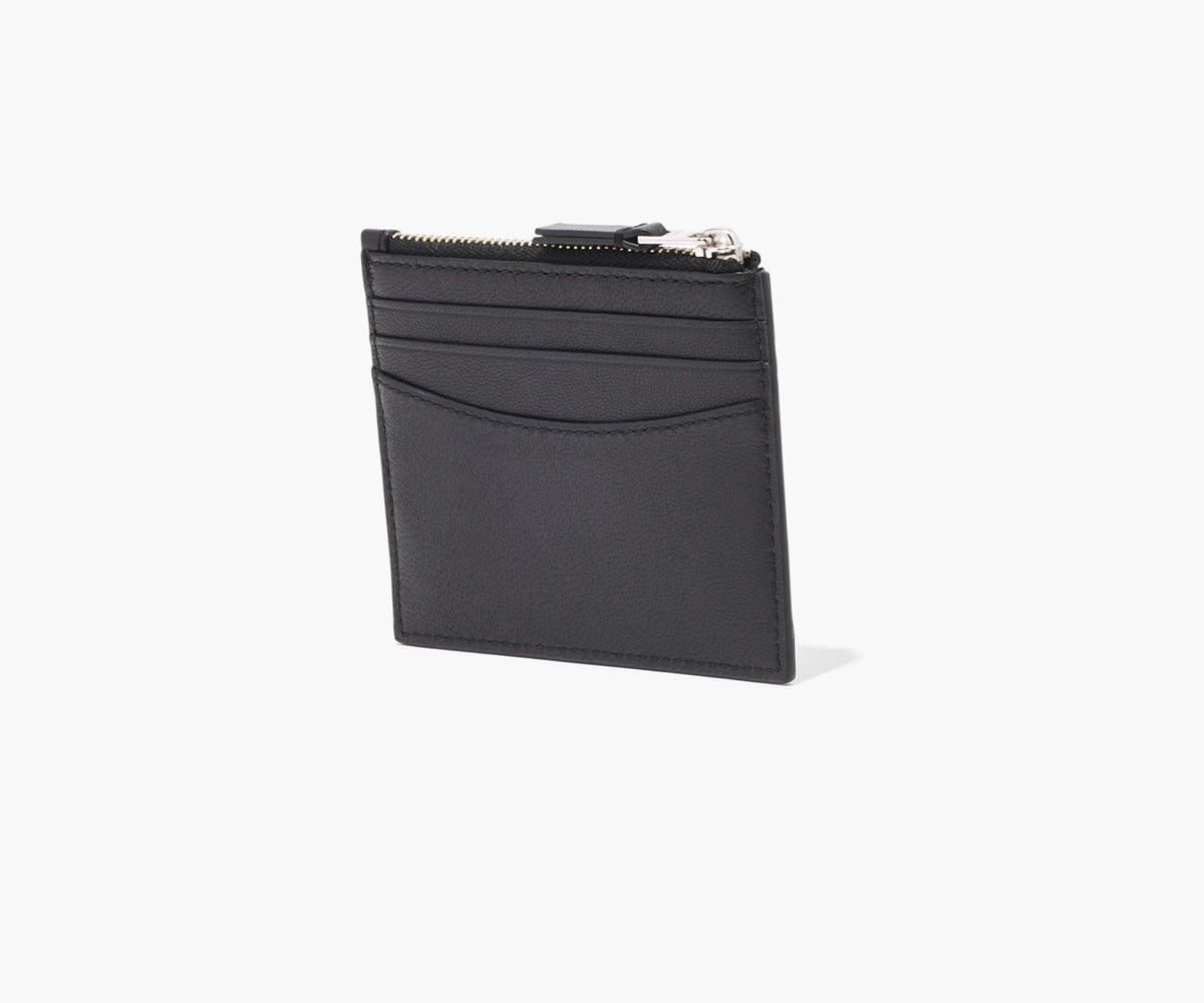 Marc Jacobs Slim 84 Zip Card Case Černé | ELBMV4936