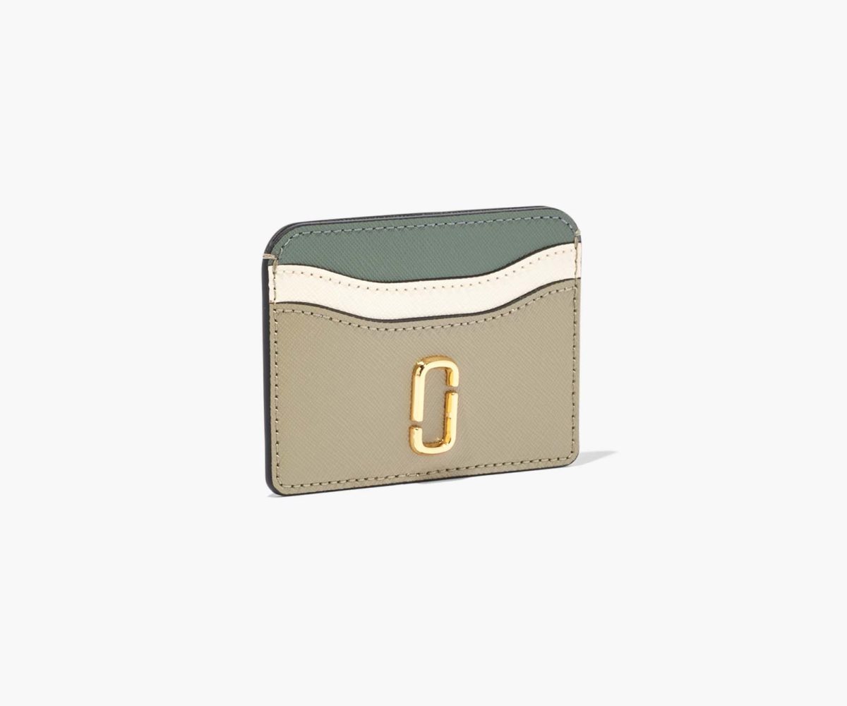 Marc Jacobs Snapshot Card Case Stříbrné Olivy Zelené Viacfarebný | MJPBV0967