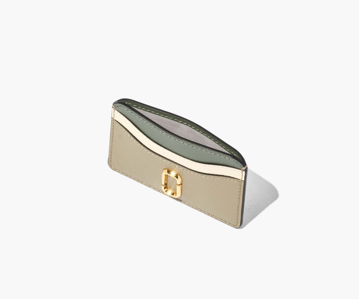 Marc Jacobs Snapshot Card Case Stříbrné Olivy Zelené Viacfarebný | MJPBV0967