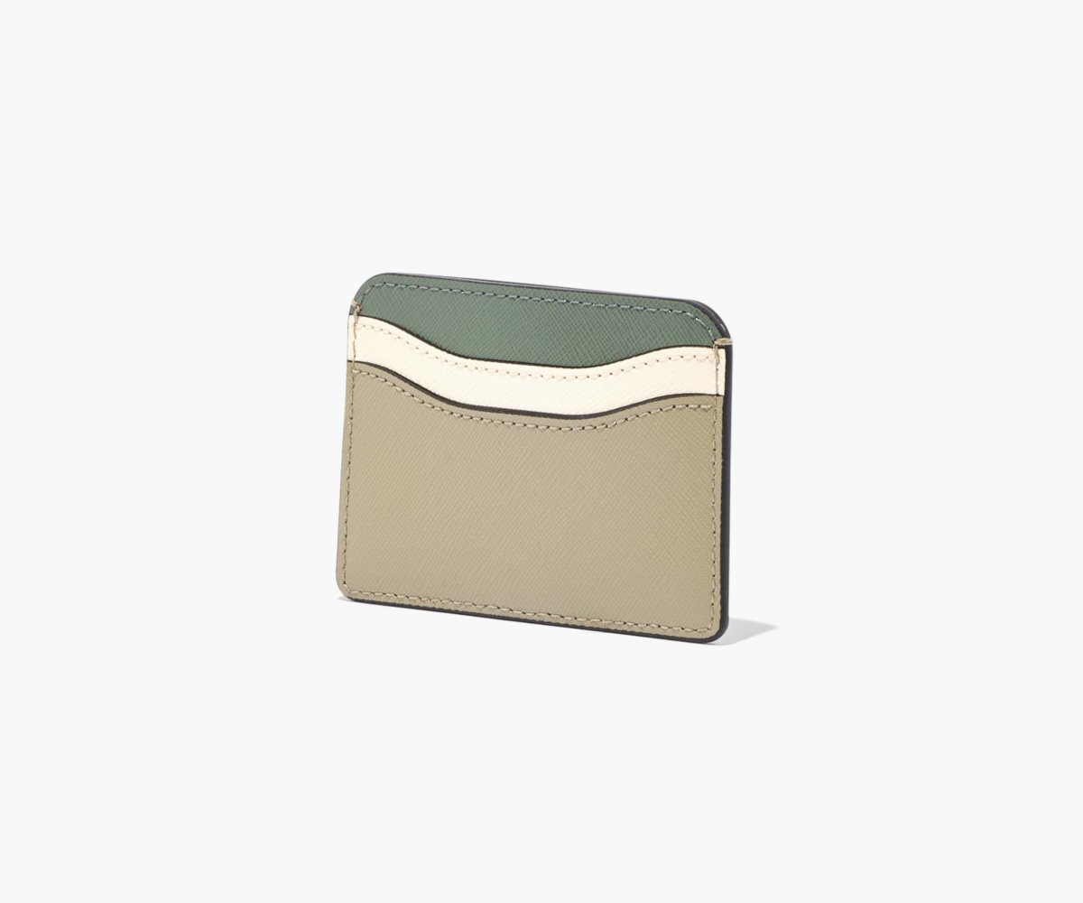 Marc Jacobs Snapshot Card Case Stříbrné Olivy Zelené Viacfarebný | MJPBV0967