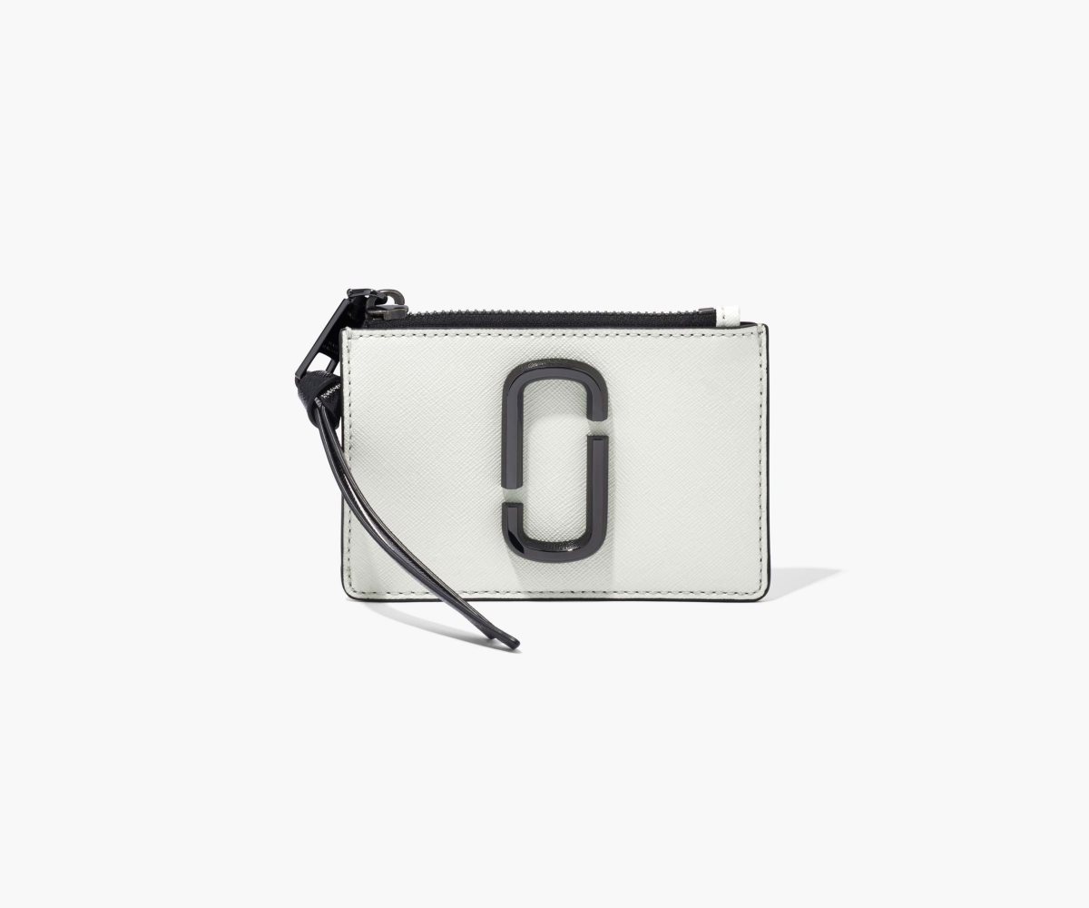 Marc Jacobs Snapshot Top Zip Multi Wallet Černé Bílé | SYFOG2136