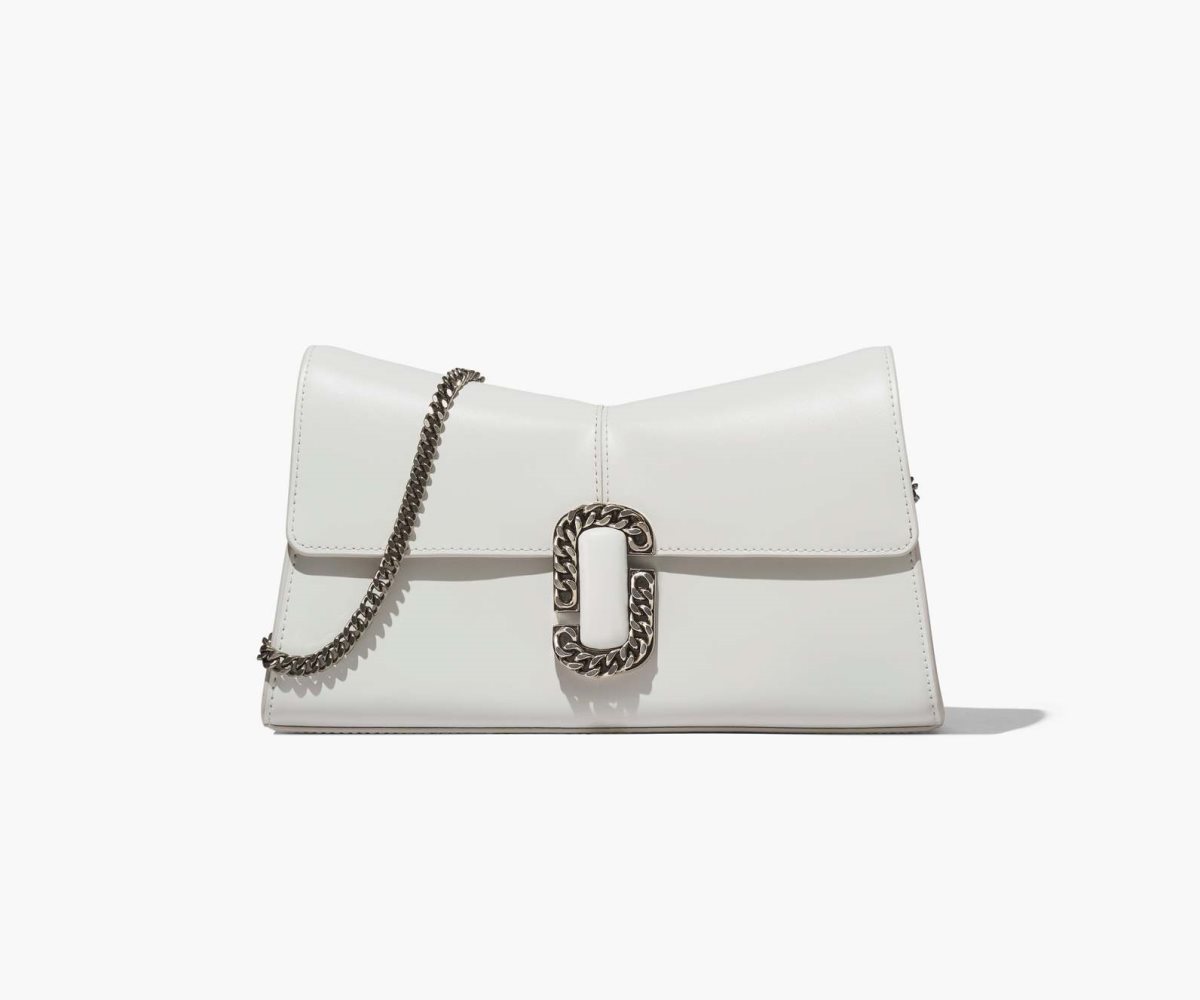 Marc Jacobs St. Marc Convertible Clutch Bílé | HOIWV2093