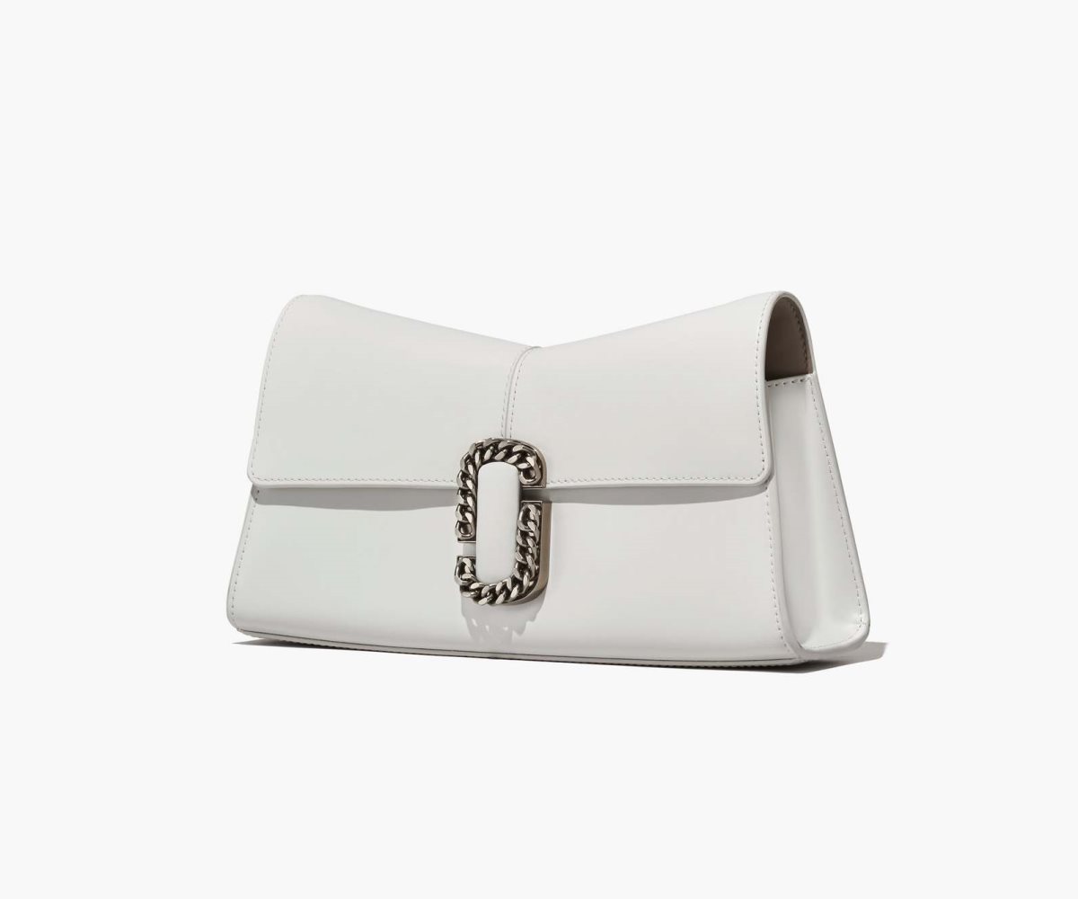 Marc Jacobs St. Marc Convertible Clutch Bílé | HOIWV2093