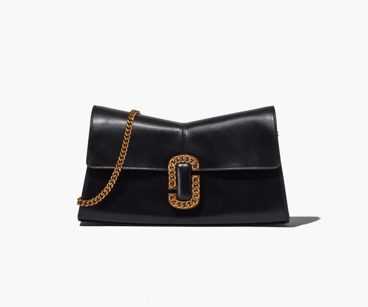 Marc Jacobs St. Marc Convertible Clutch Černé | JXRZE0731