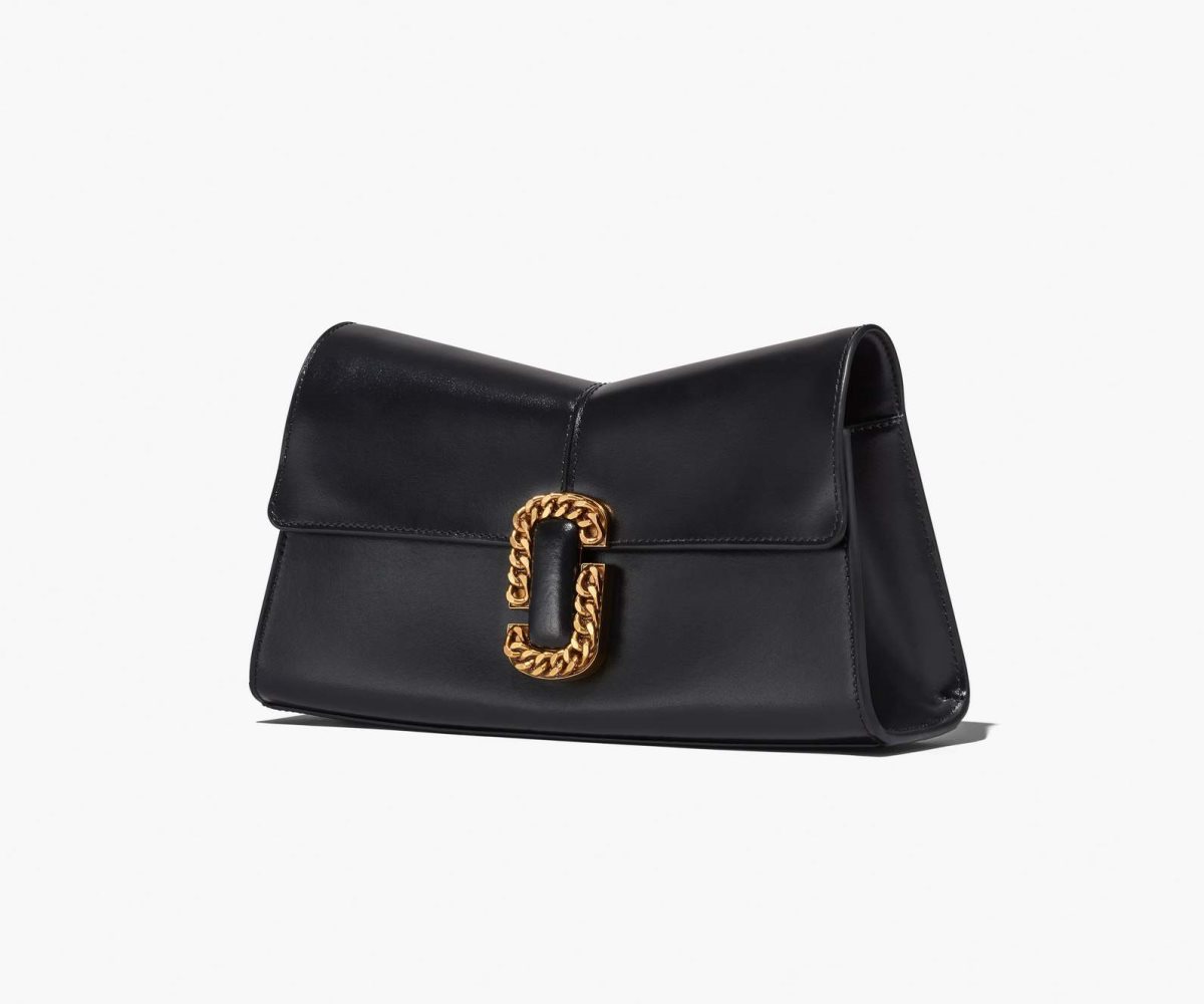 Marc Jacobs St. Marc Convertible Clutch Černé | JXRZE0731