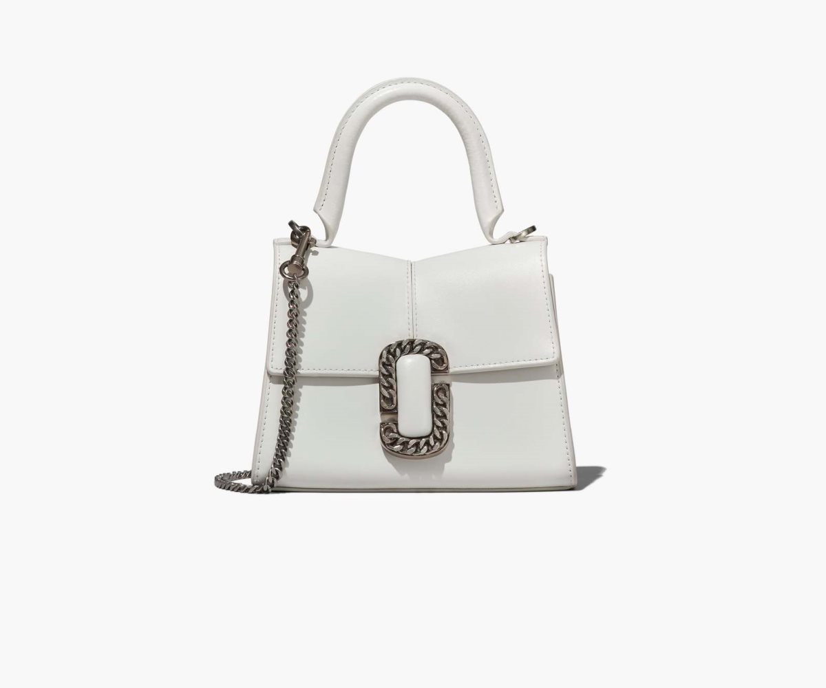 Marc Jacobs St. Marc Mini Top Handle Bílé | GLCIH8057