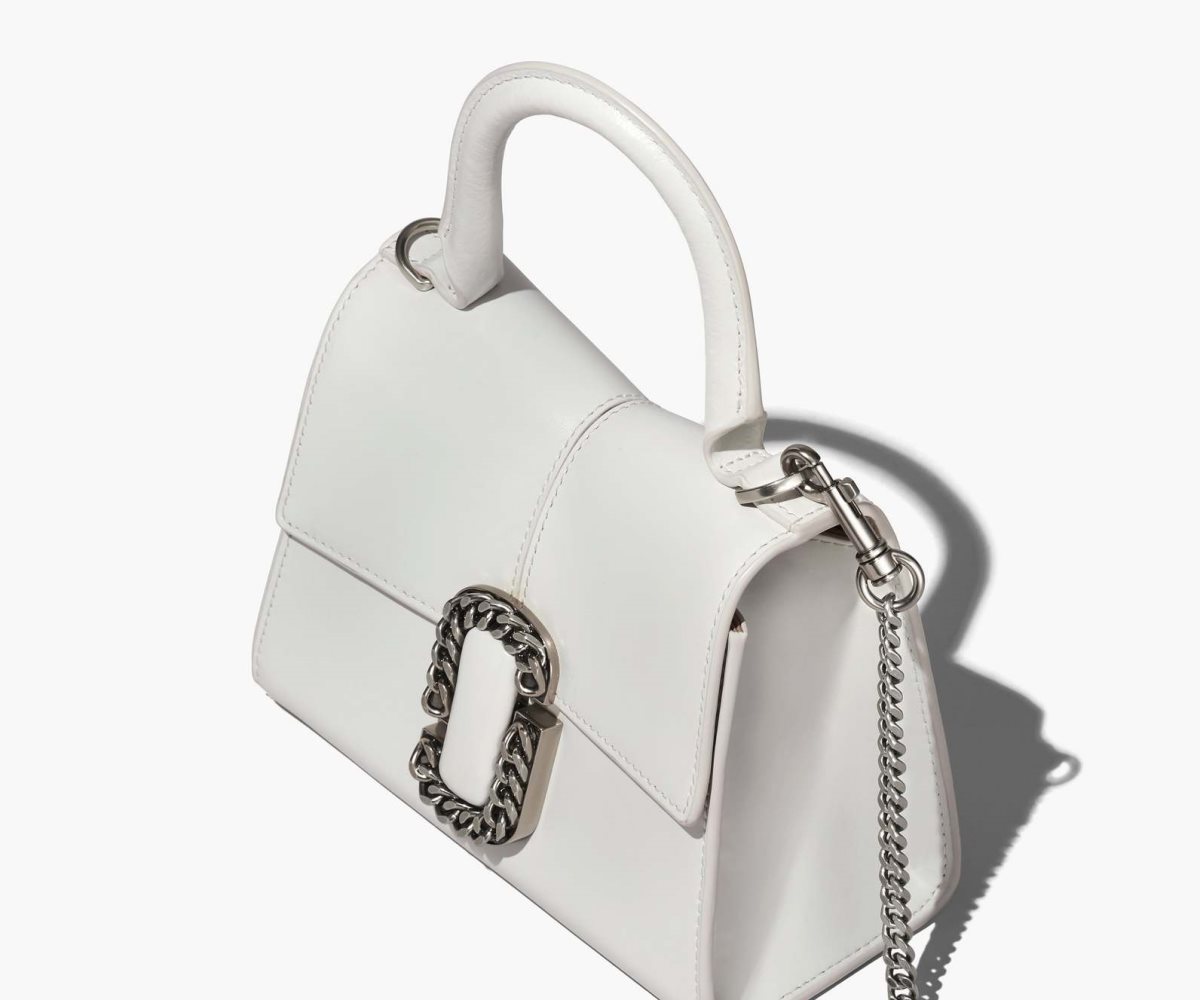 Marc Jacobs St. Marc Mini Top Handle Bílé | GLCIH8057