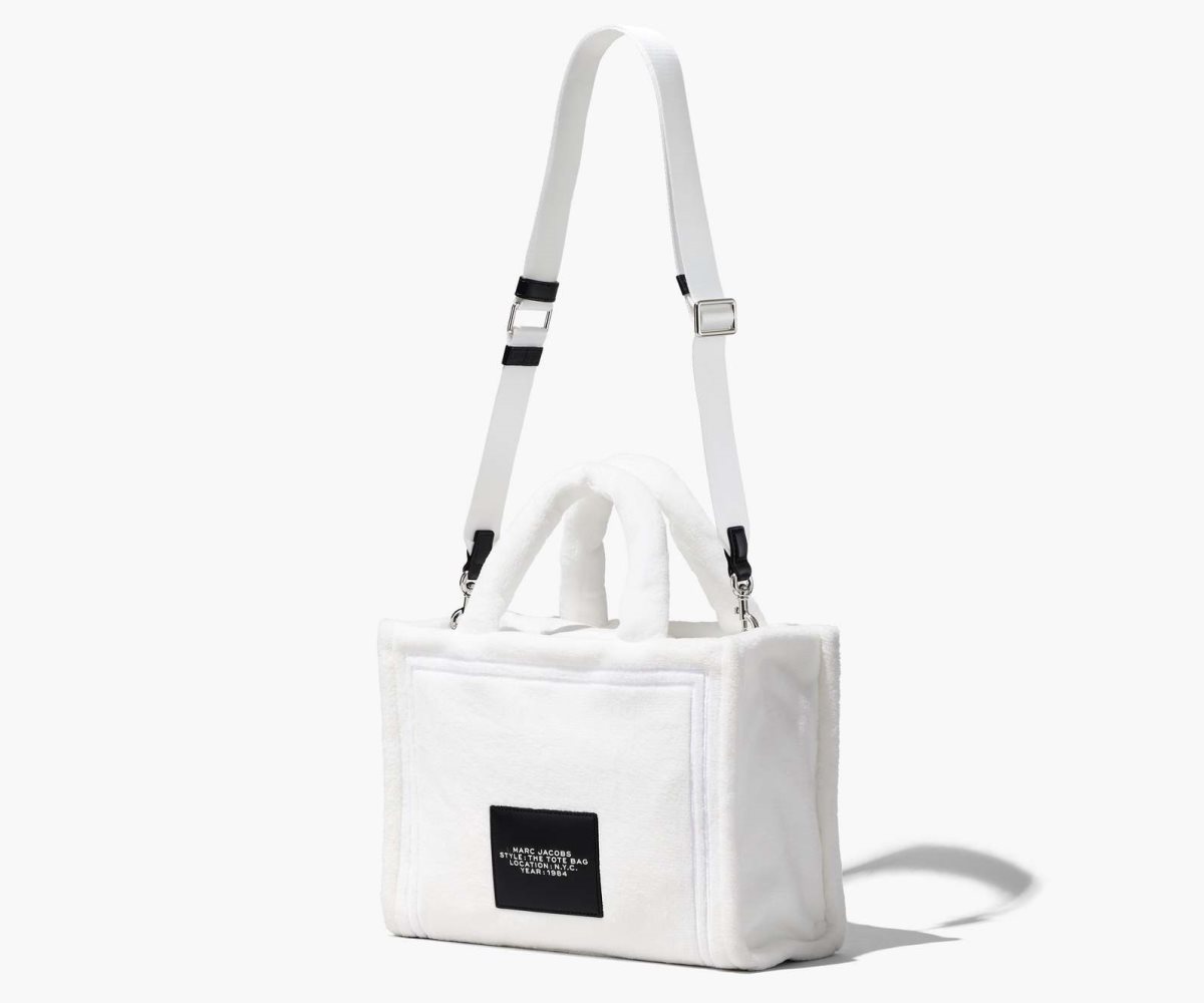 Marc Jacobs Terry Medium Tote Bag Bílé | VHBDO3169