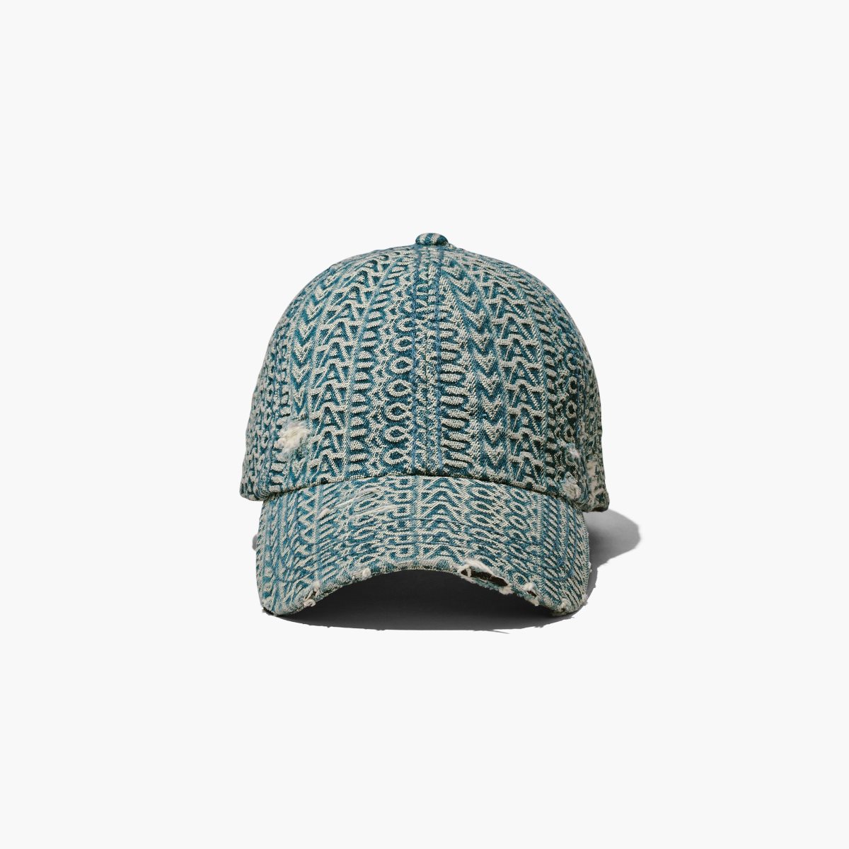 Marc Jacobs Washed Monogram Denim Baseball Cap Oranžové Blankyt | DFNGU1480