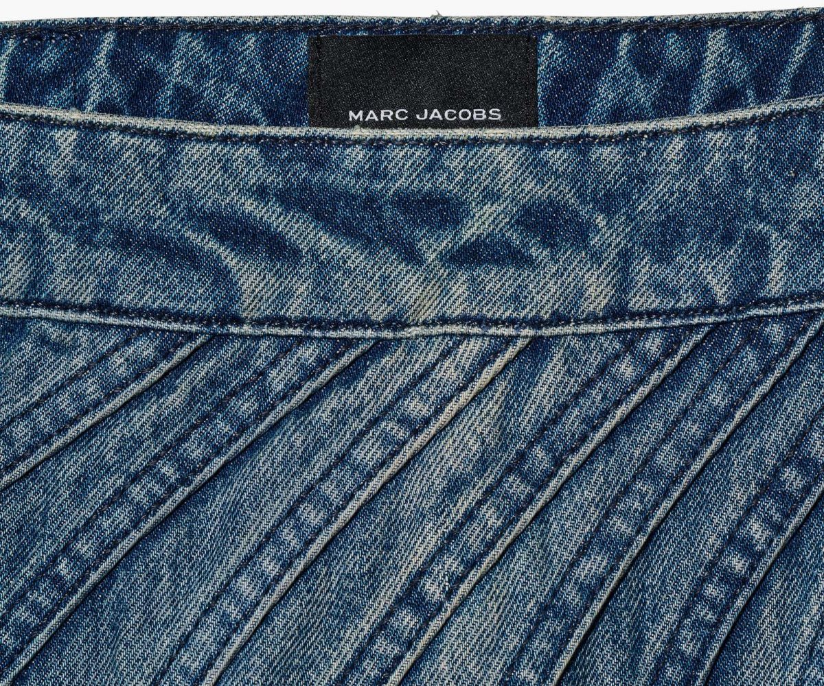 Marc Jacobs Wave Denim Skirt Blankyt | GDJZH2531