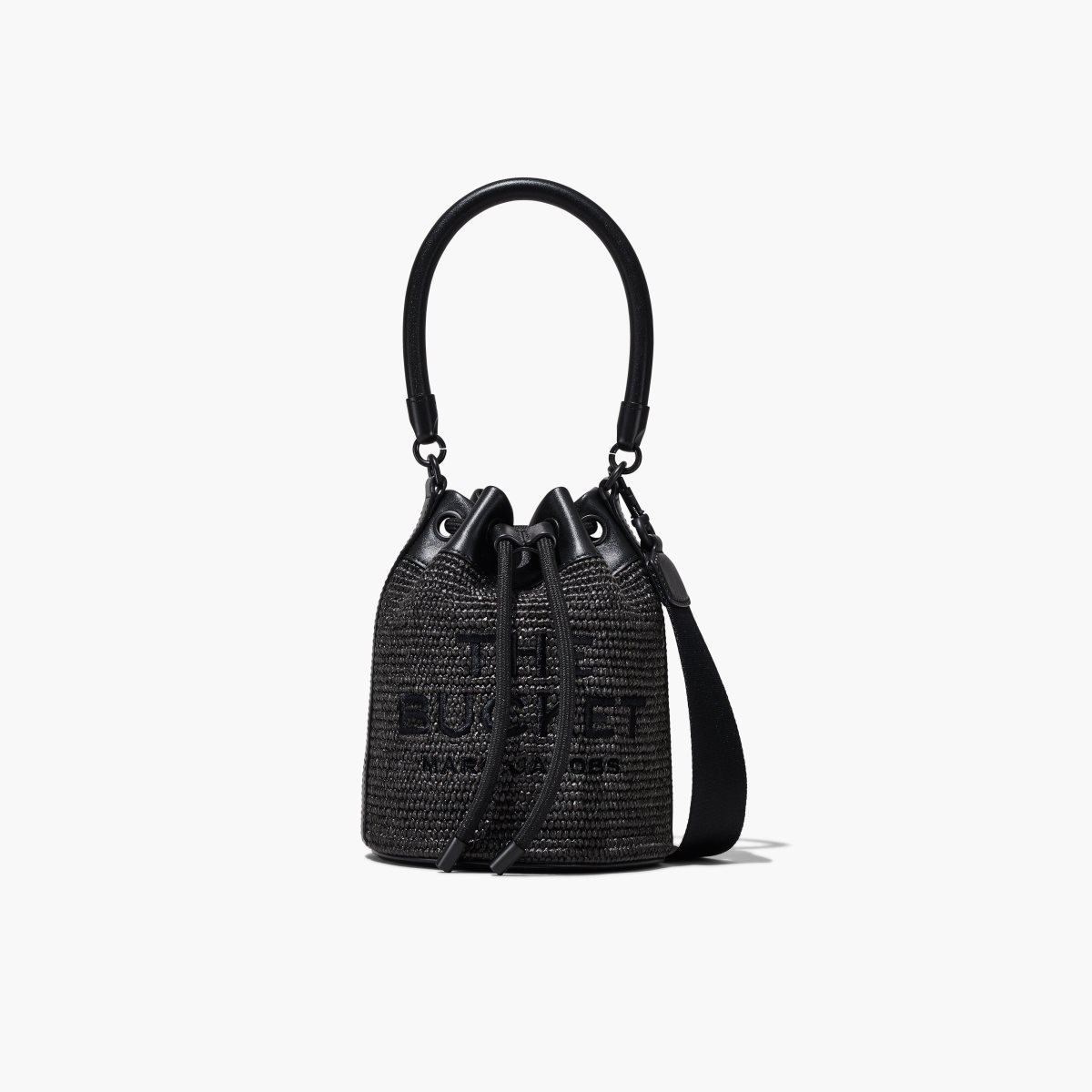 Marc Jacobs Woven DTM Bucket Bag Černé | ABKFG4273