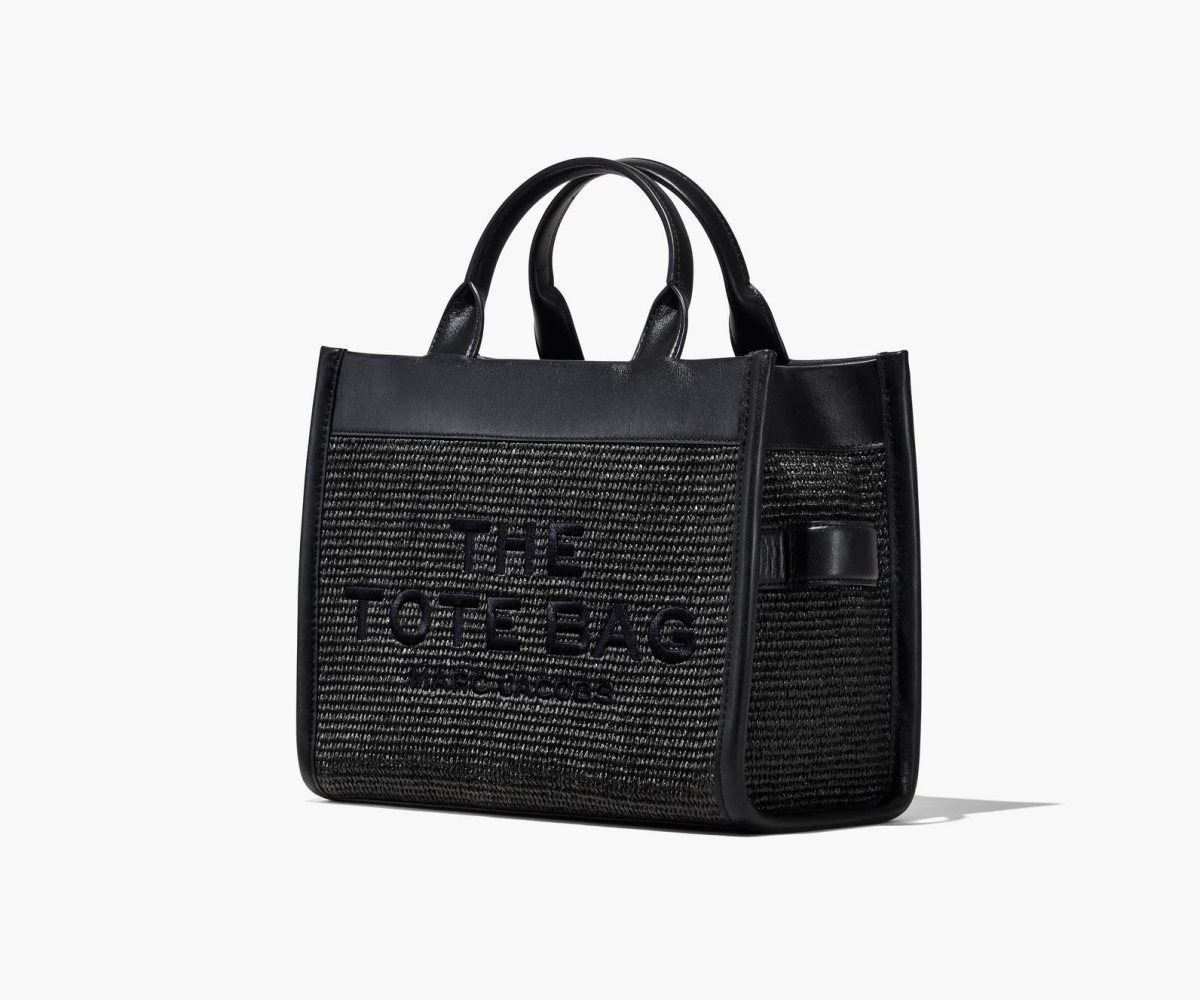 Marc Jacobs Woven DTM Medium Tote Bag Černé | QPNDK5094