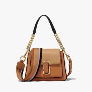 Marc Jacobs Colorblock J Marc Chain Mini Satchel Hnědé Viacfarebný | ETLAP0871