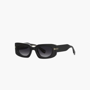 Marc Jacobs Icon Rectangular Sunglasses Černé | QKRHG6135