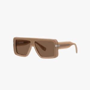 Marc Jacobs Icon Rectangular Sunglasses Béžový | YNVIH6507