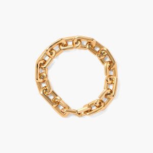 Marc Jacobs J Marc Chain Link Bracelet Zlaté | VLRUX6071