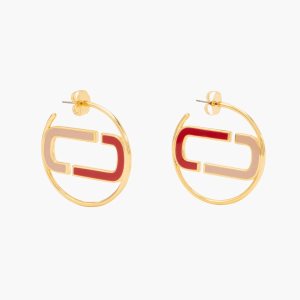 Marc Jacobs J Marc Colorblock Hoops Červené Viacfarebný Zlaté | LFYAR3701