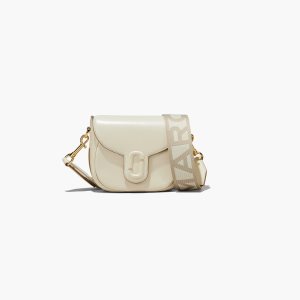 Marc Jacobs J Marc Small Saddle Bag Bílé | OFNMG1840