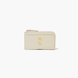 Marc Jacobs J Marc Top Zip Multi Wallet Bílé | YIAEV0639