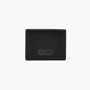 Marc Jacobs Læder Billfold Wallet Černé | JMIZT2089