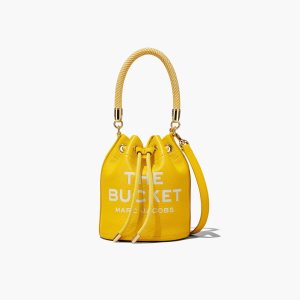 Marc Jacobs Læder Bucket Bag Oranžové | JXDUB1783