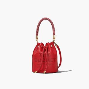 Marc Jacobs Læder Bucket Bag Červené | VRCGO5970