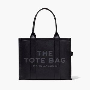 Marc Jacobs Læder Large Tote Bag Černé | WZESC6045