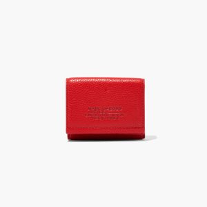 Marc Jacobs Læder Medium Trifold Wallet Červené | MKXZJ7189