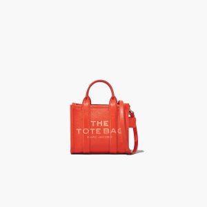 Marc Jacobs Læder Micro Tote Bag Oranžové | ODENF4938