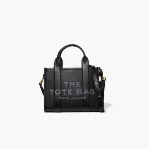 Marc Jacobs Læder Mini Tote Bag Černé | QKXYJ7406