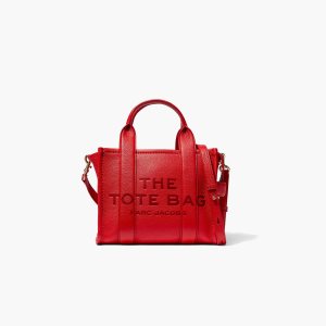 Marc Jacobs Læder Mini Tote Bag Červené | UPHAX7630