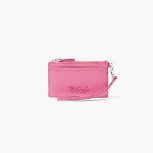 Marc Jacobs Læder Top Zip Wristlet Růžové | LPSWH3519