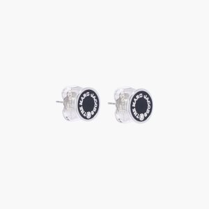 Marc Jacobs Medallion Studs Černé Stříbrné | ICNQW5016