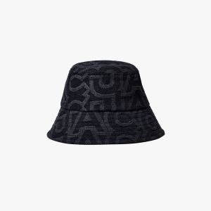 Marc Jacobs Monogram Bucket Hat Černé | CMKLZ6730