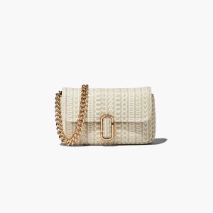 Marc Jacobs Monogram Læder J Marc Mini Bag Hnědožlutý | UGDOY1604