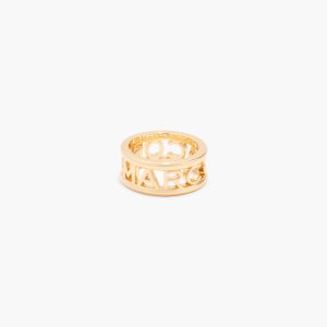 Marc Jacobs Monogram Ring Zlaté | SLCHW4978