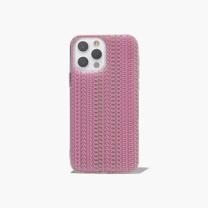 Marc Jacobs Monogram iPhone Case 14 Pro Šedé Hnědé Růžové | GFSRB8043