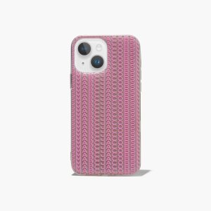 Marc Jacobs Monogram iPhone Case 14 Šedé Hnědé Růžové | CEHJP9610