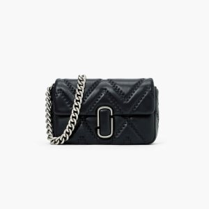 Marc Jacobs Prošívaný Læder J Marc Shoulder Bag Černé | WSABH4208