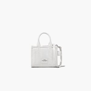 Marc Jacobs Shiny Crinkle Micro Tote Bílé | JBUPZ6230