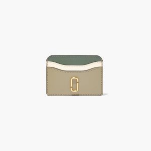 Marc Jacobs Snapshot Card Case Stříbrné Olivy Zelené Viacfarebný | MJPBV0967