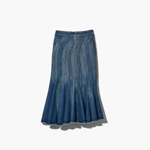 Marc Jacobs Wave Denim Skirt Blankyt | GDJZH2531